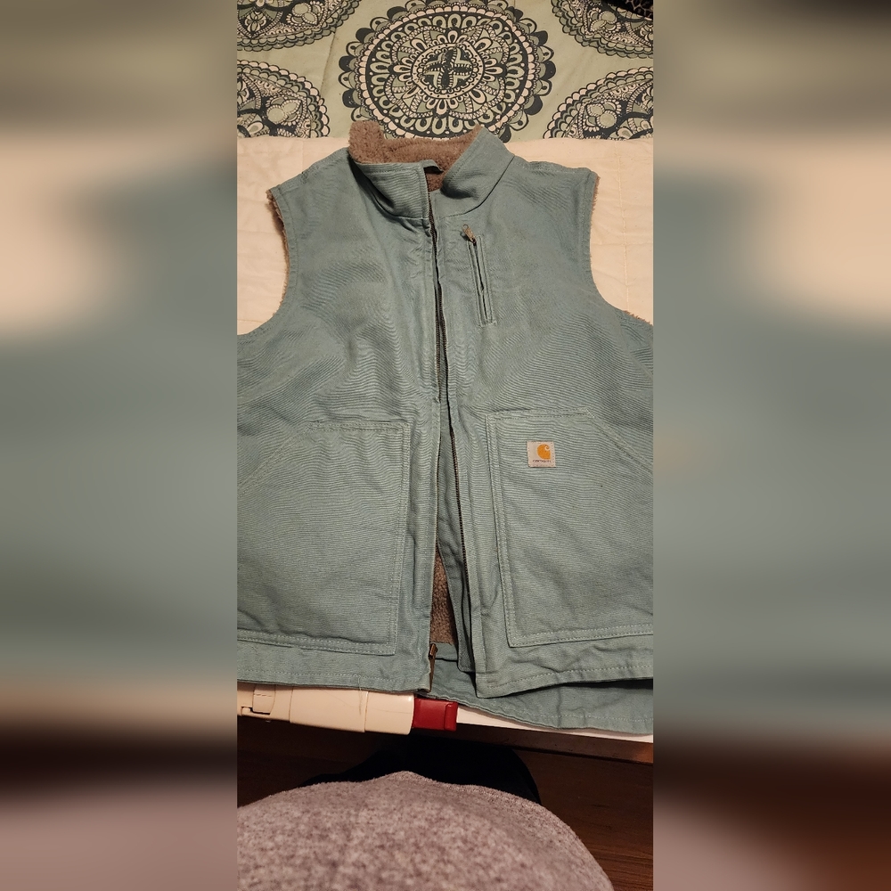 Carhartt Zip Up Vest size Adult Medium 8/10